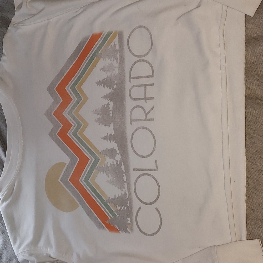 Colorado cropped long sleeve shirt